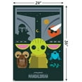 thumbnail image 2 of 24X36 Star Wars: The Mandalorian - Geo Pop Group Wall Poster, 24" x 36", 2 of 4