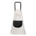 thumbnail image 1 of Delantal bolsillo PVC babero ajustable sin mangas delantal de cocina para el hogar accesorio de cocina, tipo 1, gris y negro Noticed HA003449-05, 1 of 6