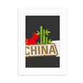 thumbnail image 1 of China Map Brown China Town Desktop Photo Frame Picture Display Decoration Art Painting, 1 of 3