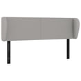 thumbnail image 4 of vidaXL Headboard with Ears Dark Gray 40.6"x9.1"x30.7"/34.6" Fabric, 4 of 31