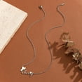 thumbnail image 5 of Customized Name Necklaces Stainless Steel Personalized Heart Capital Letters Pendant Chain Choker For Women Party Jewelry, 5 of 5