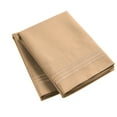 thumbnail image 2 of Mellanni Microfiber Pillowcases with Envelope Closure, Standard / Queen, Tan, 2 Piece, 2 of 7