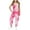 A2025-Pink, variant on Jumpsuits for Girl Casual V Neck Spaghetti Strap Jumpers Tie Dye Graphic Harem Long Overalls Baggy Summer Jumpsuits with Pocket
