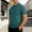 (Casual 79)Green, variant on Men's Casual T-Shirts Solid-Color T-Shirt Summer Fashion Turndown Collar Breathable Short Sleeved Shirt Top