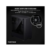 Phanteks XT Pro, Mid-Tower Gaming Chassis, High Airflow Performance Mesh, Tempered Glass Window, 1x M25-120 Black fan included, Black