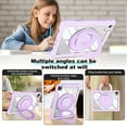 thumbnail image 5 of XYX Shockproof Tablet Case for iPad Pro 11 inch 4th/3rd/2nd Gen (2022/2021/2020) with 360 Rotating Stand, Slim Lightweight Protective Case, Purple, 5 of 5