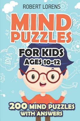 Pre-Owned Mind Puzzles for Kids Ages 10-12: Star Battle Puzzles - 200