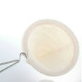 thumbnail image 4 of Braveheart Reusable Coffee Filter Bag Stainless Steel Handle Flannel Cloth Strainer Dropping Pot Mesh Basket Tools, 4 of 9