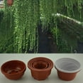 thumbnail image 6 of Zhaomeidaxi Fall-resistant Holes Flower Planter Plastic Flower Plant Pots Thickened Seedlings Nursery Pots, Flower Plant Container Seed Starting Pots, 6 of 9