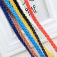 thumbnail image 4 of Women Solid PU Leather Braided Tassel Casual Thin Belts, 4 of 5