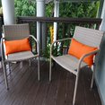 thumbnail image 4 of SNNROO Indoor/Outdoor Polyester Fabric Lumbar Pillow Cover  All-Weather Waterproof Rectangular Cushion Case for Patio Furniture 12” x 20”Set of 2-Yellow, 4 of 7