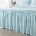 thumbnail image 4 of JML Twin Ruffle Skirt Bedspread Set,2 Piece Ruffled Polka Dot Bedspread with 30" Drop, 4 of 6