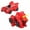 Red, variant on "QISIWOLE Dinosaur Car,Automatic Transform Dino Cars with Music and LED Light,Transform Car Toy for kid boy girl,Christmas Birthday Gifts for kid 3-5" Deals