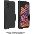 thumbnail image 2 of Wireless ProTech Case with Clip Compatible with Samsung Galaxy XCover Pro Phone Model SM-G715. Heavy Duty Rotating Belt Clip Holster and Durable Flexible Protective Case Combo (Black), 2 of 7