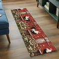 thumbnail image 5 of Red Rooster Kitchen Runner Rug 2x6 Washable Runners for Hallway Non Slip Farmhouse Animals Spring Floral Rustic Large Area Rug Indoor Floor Carpet for Bathroom Laundry Entryway Bedroom Living Room, 5 of 8