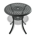 thumbnail image 4 of 5-Piece Cast Aluminum Outdoor Patio Furniture Set with All-Weather Cushions for Garden, Deck or Backyard Lounge (Color Options), 4 of 9