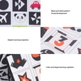 thumbnail image 6 of Suodoka Foldable Baby Mirror Toy for Car Seat, High Contrast Black and Orange, 17.3 x 10.2 in, 6 of 9