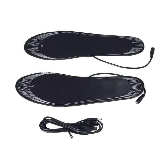 Plantillas calefactoras para zapatos con carga USB, 2 plantillas calefactoras para zapatos Plantillas calefactoras para zapatos Plantillas calefactoras Salida de alta intensidad Jadeshay A