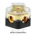 thumbnail image 4 of Bloque de distribución de Potencia Unique Bargains 2 Vías para Coche Audio cobre, 4 of 6