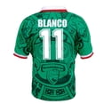 thumbnail image 2 of 98 México retro jersey casa uniforme de fútbol verde uniforme de fútbol mexicano uniforme de entrenamiento de fútbol, 2 of 3