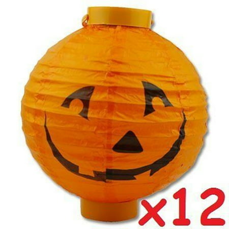 Set of 12~ Halloween Jack-O-Lantern Nylon Paper 6