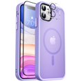 thumbnail image 1 of Funda MOCCA Strong Magnetic para iPhone 11 de 6.1 pulgadas, color morado claro, 1 of 7