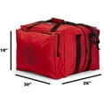 thumbnail image 2 of LINE2design Heavy Duty Deluxe Step-In Firefighter Gear Bag with Maltese Cross Logo with Removable Shoulder Straps & Triple-Reinforced Stitching Equipment Bag - Red, 2 of 9