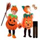 thumbnail image 2 of Pelele de Halloween para niños pequeños, traje de calabaza de una pieza para fiesta, mono de bebé, ropa de Cosplay con conjunto de sombrero, 2 of 5