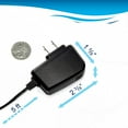 thumbnail image 6 of HQRP Battery Charger AC Adapter Compatible with SportDOG SportHunter 1200 SD-1200 SportHunter 1800 SD-1800, ProHunter 2400 SD-2400, ProHunter 2500 SD-2500 SR200-IM Dog Training Collar Receiver, 6 of 8