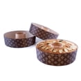thumbnail image 1 of Round Paper Baking Cake Pan Disposable Brown Baking Mold 12Ct Personal Serving Size All Natural Recyclable Microwave Oven & Freezer Safe Perfect For Muffins Bread Or Mini Snacks (8A X 2-37A), 1 of 4
