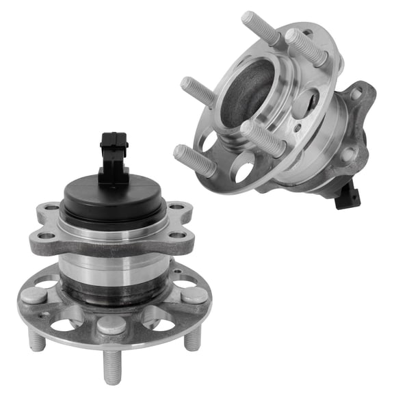 Detroit Axle - Pair Rear Wheel Bearing Hubs for 2017-2020 Hyundai Elantra 2018-2023 Kona, Replacement 2019 Wheel Hub and Bearings Assembly