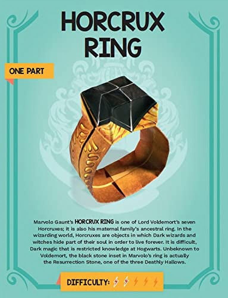 Voldemort Horcrux Crystal Ring The Resurrection Stone Marvolo Gaunt Deathly  Hallows Ring Men Women Wedding Jewelry - AliExpress