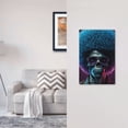 thumbnail image 5 of Rocae Punk Style Blue Haired Skull for Decorator Light Switch or Receptacle Outlet Wall Plate,Polycarbonate Thermoplastic-Style V, 5 of 6