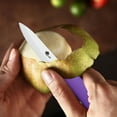 thumbnail image 4 of Ceramic Knives for Kitchen 4-Piece Fruit Paring Knife Set with Cover and Peeler，Rustproof Stain Resistant,6",5",4",3" Paring Knife, 4 of 8
