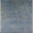 thumbnail image 1 of Ahgly Company Machine Washable Indoor Square Industrial Modern Light Slate Gray Area Rugs, 7' Square, 1 of 7