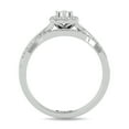 thumbnail image 4 of Diamond 1/4 ct tw Promise Bridal Ring in 10K White Gold, 4 of 4
