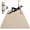 Beige＋Black, variant on 8mm Large Yoga Mat (6'x 4') with Soft Fabric - Extra Long and Wide 72 x 48 x 0.32 inches, Non-Slip Surface, Eco-Friendly, Lightweight, Thick Wide Yoga Mat for Home Workouts.(Beige+Black)