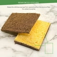 thumbnail image 4 of Biodegradable Sponge, Coconut Fiber with Cellulose Eco Sponge, Natural Sponges for Dishes, Sustainable, Environmentally Friendly Kitchen Scouring Pad, Scratch Free, Compostable, 4 Pack, 4 of 8