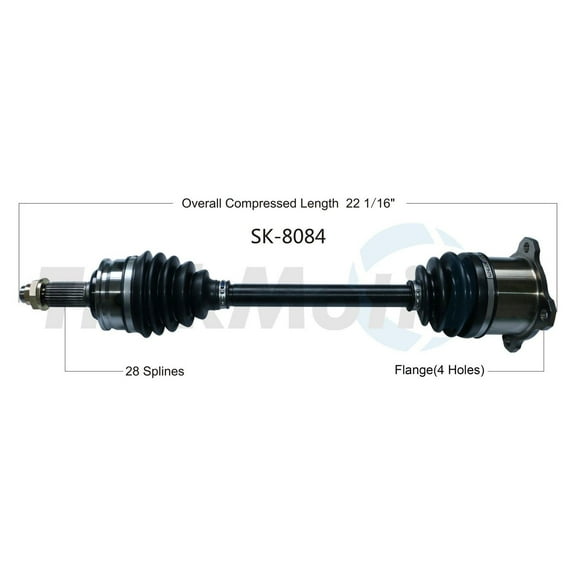 CV Axle Shaft Fits select: 2006-2013 SUZUKI GRAND VITARA