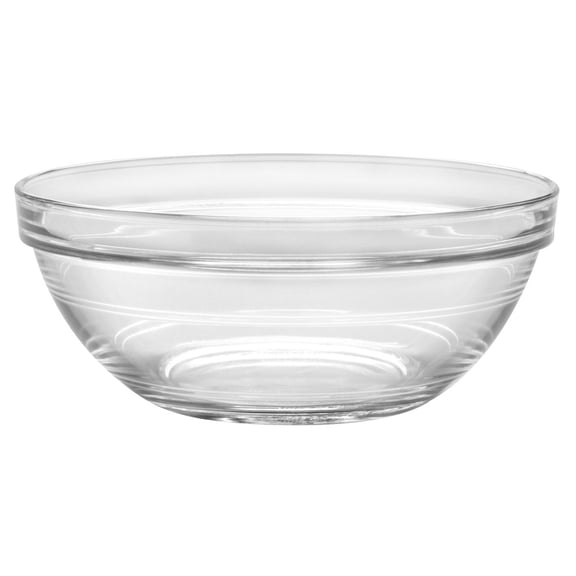 Duralex Lys Stackable Serving Bowls Set, Clear, 32.5 oz (6 Pack)