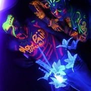 Glow Paint 4oz bottle UV Blacklight Reactive Fluorescent Neon Acrylic Paints (PINK COLOR - 1BOTTLE)