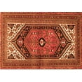 thumbnail image 1 of Ahgly Company Indoor Rectangle Persian Orange Traditional Area Rugs, 5' x 7', 1 of 1