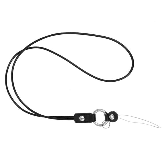 Raindrops  Phone Strap Mobile Rope Wrist Lanyard Wallet Cellphone Beaded Black