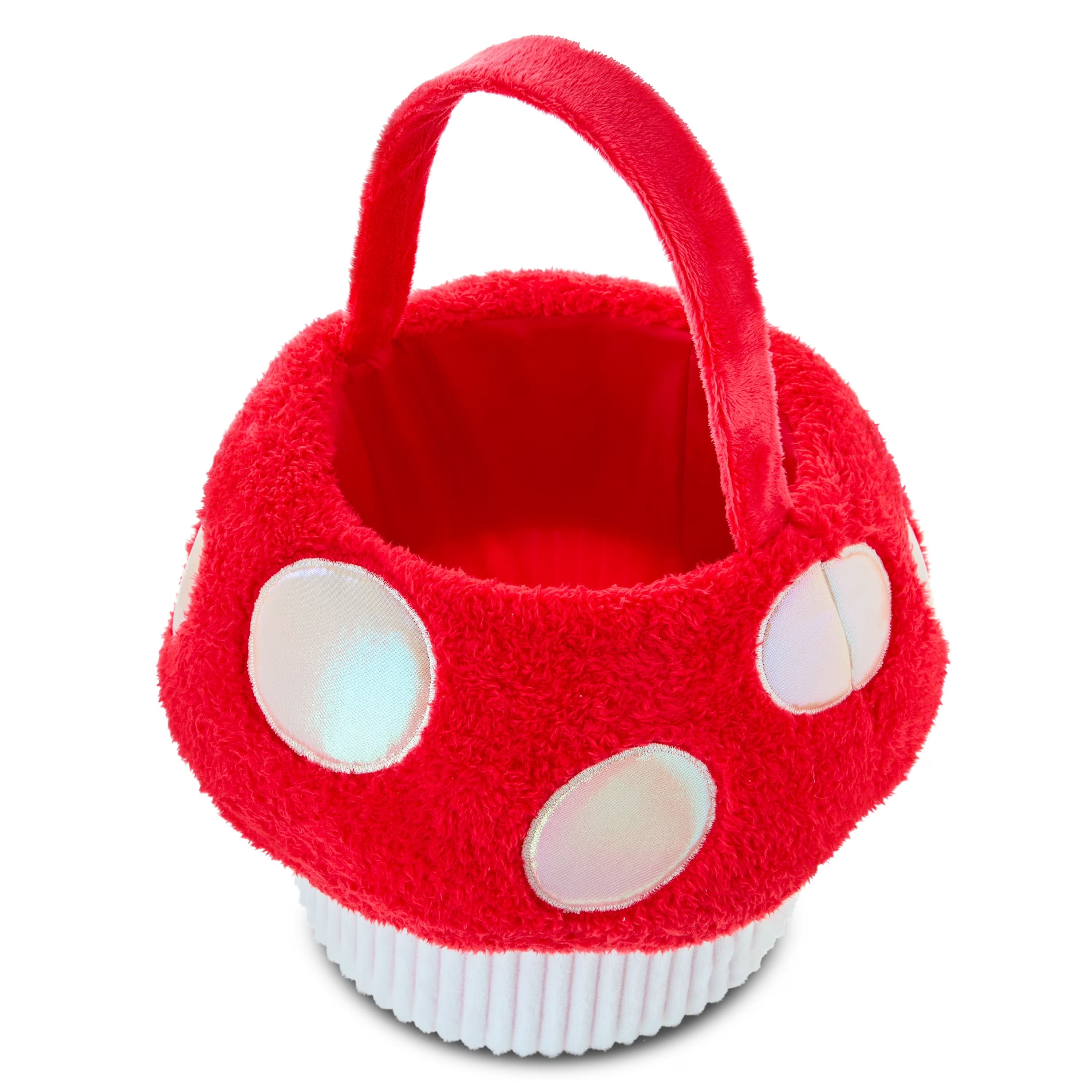 Mushroom Plush Easter Egg Hunt Basket for Girls and Boys