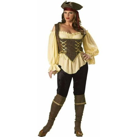 Rustic Pirate Lady Elite Collection Plus Size Women's Adult Halloween