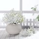 thumbnail image 1 of JUSTOYOU, 10 Uds., flores de aliento para bebés, Gypsophila artificial falsa, sílice de PU para boda, ramo de novia, arreglo Floral para el hogar, blanco Vhermosa, 1 of 1
