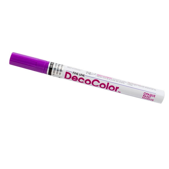 Marvy Uchida Fine Line Opaque Paint Marker, Hot Purple, 1/Pack