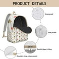 thumbnail image 3 of Sweet Treats Ice Cream Food Pattern Travel Backpack, Lightweight School Bag with Anti-theft Features for Commuting and Outdoor Activities, 3 of 4
