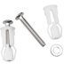thumbnail image 2 of 8 tornillos para inodoro y tornillos para tapa de inodoro, tornillos de bisagras de fijación superior de acero inoxidable, compatibles con reemplazo de inodoro, 2 of 5