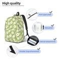 thumbnail image 5 of Balery Daisies Flowers Vintage Canvas Backpack for Men and Women - Large Capacity, Durable Travel Laptop Bag for School, Work, Hiking, and Outdoor Activities, 5 of 7